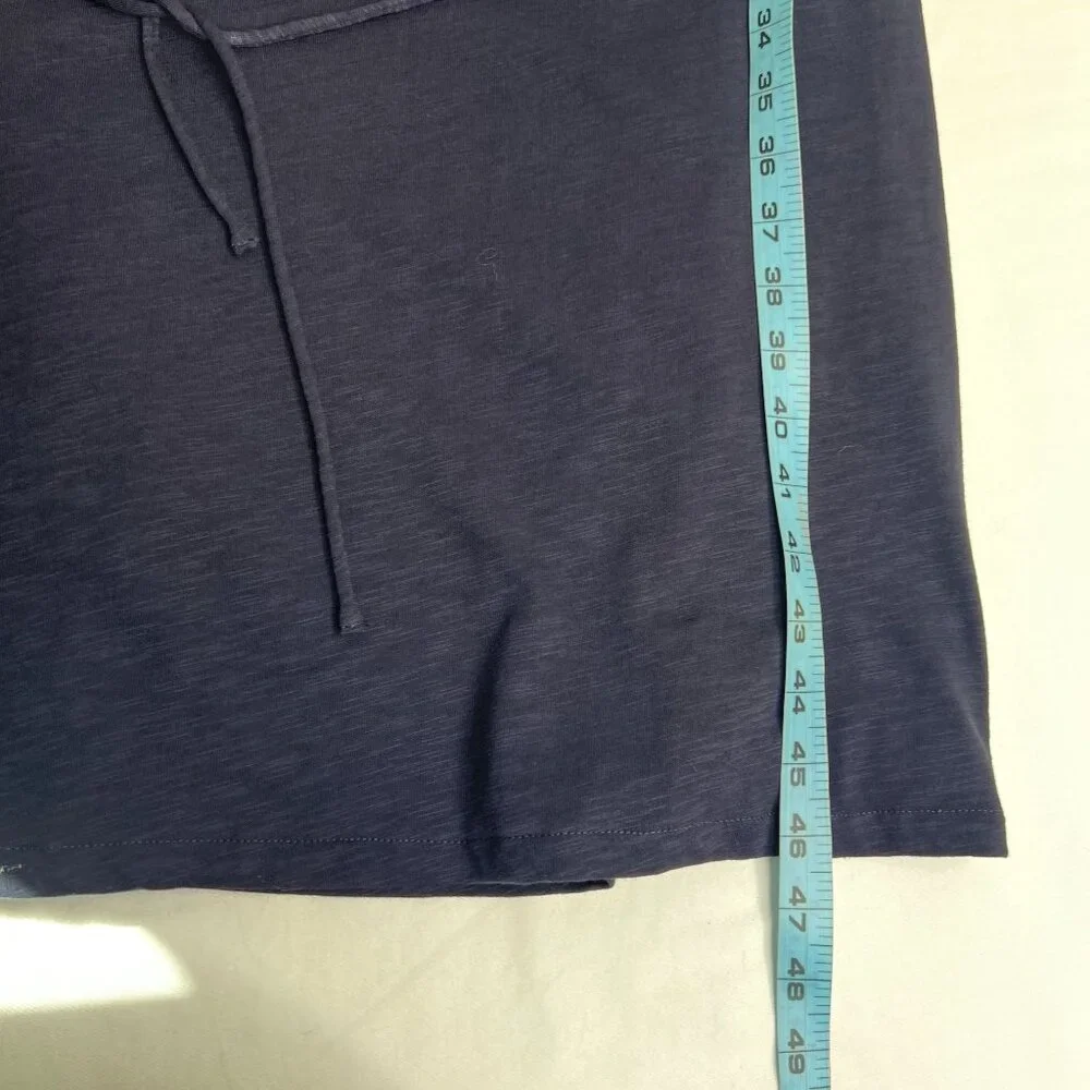 Boden Broderie Mix Jersey Midi Dress Navy Blue Cotton 4P Puff Sleeves